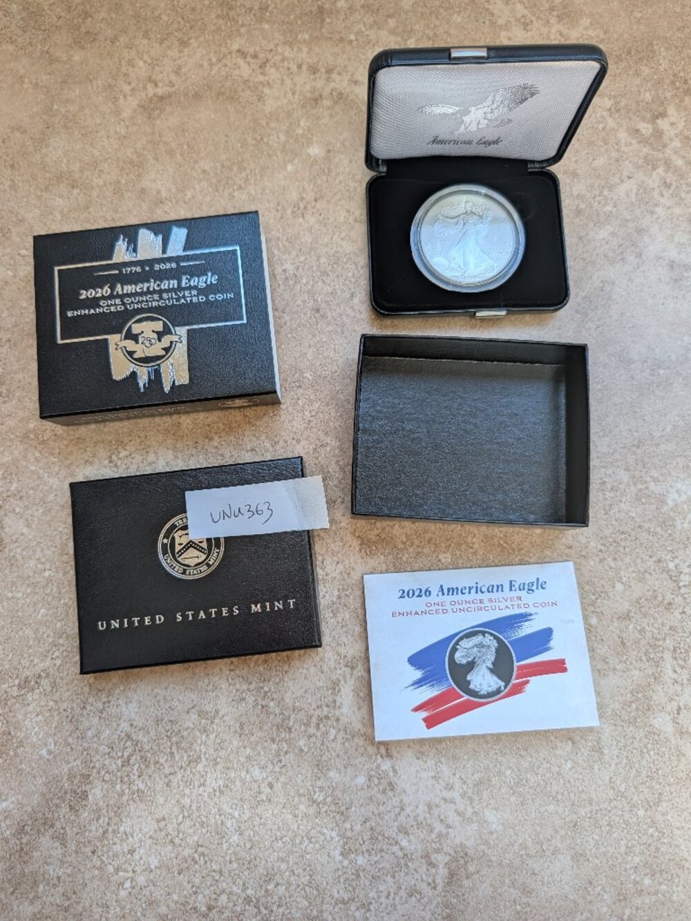 American Eagle 2026 1 Ounce Silver Enhanced Uncirculated Coin West Point 26EG